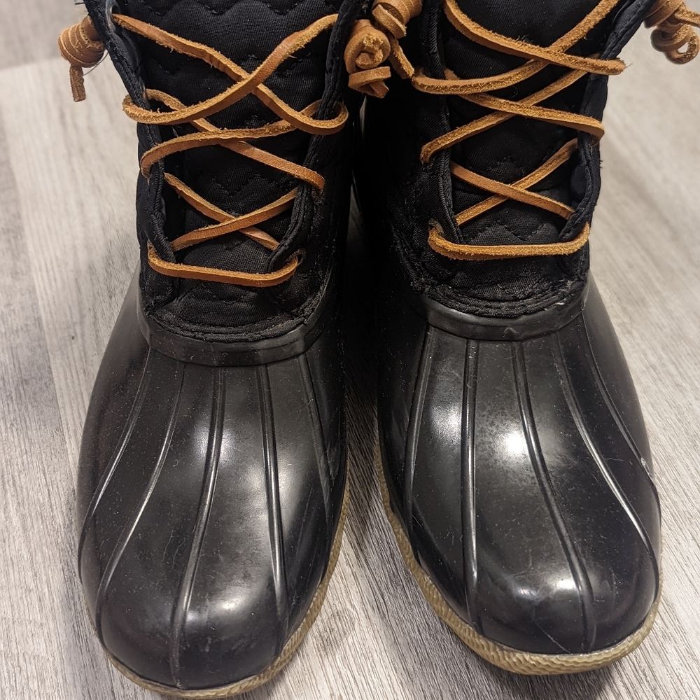 Sperry Stillwater Chevron Duck Boots SZ 8.5 - Picture 2 of 9